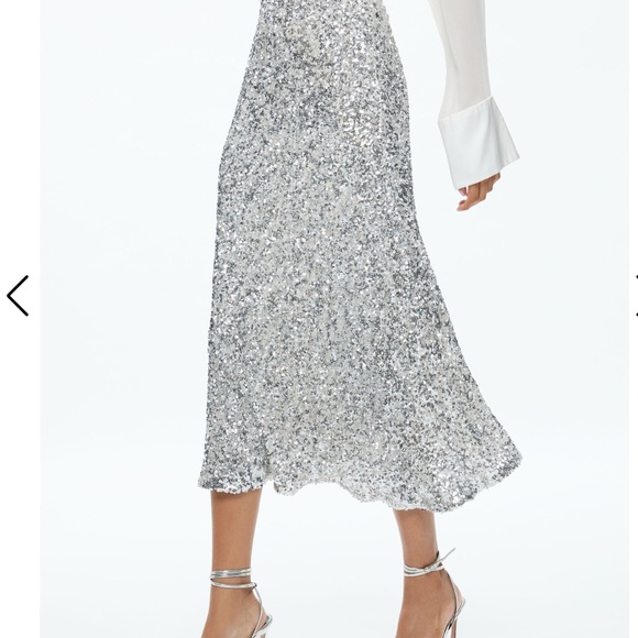 ALICE+OLIVIA SEQUINED SKIRT - Picture 6 of 15